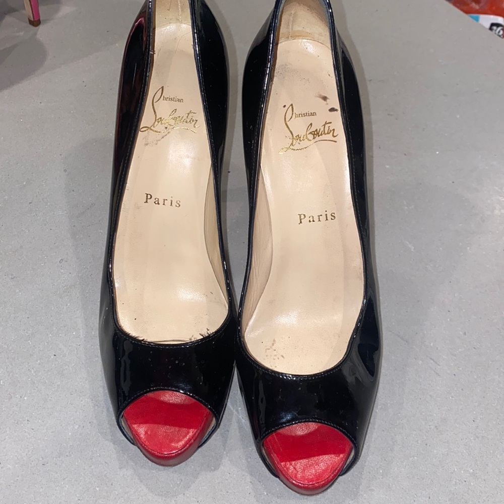 Open toed heels Louboutins